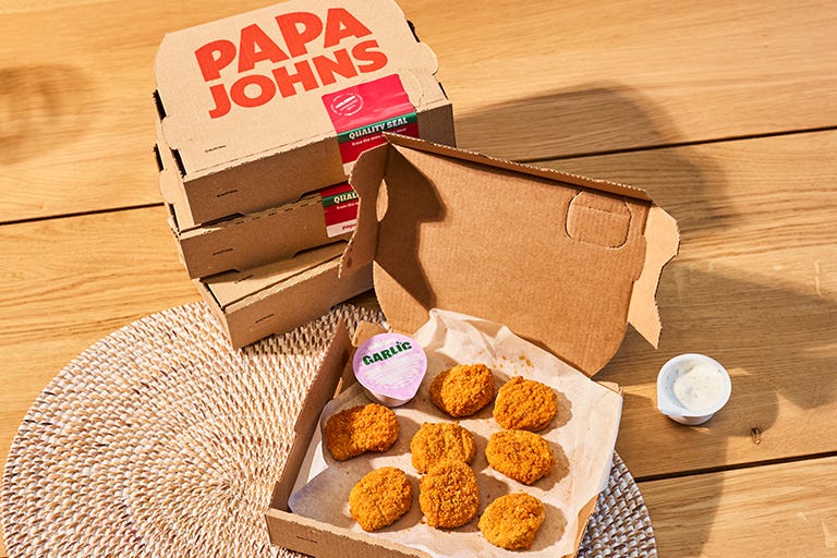 Papa Johns Quorn Vegan Nuggets