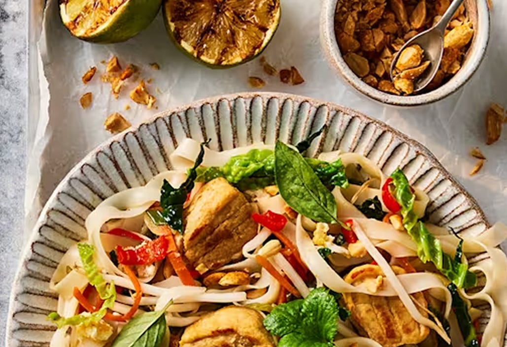 Quorn stir fry dish with vegetables